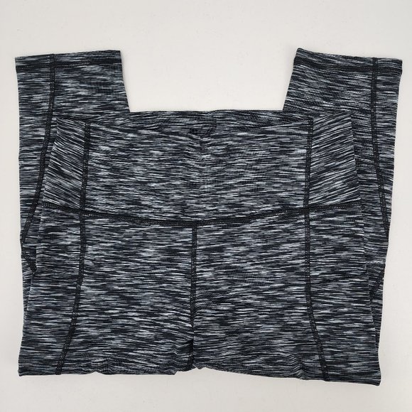 New Phisockat Womens Large 29x19 Yoga Capri Pants Leggings w/ Pockets Space Dye - Picture 6 of 7